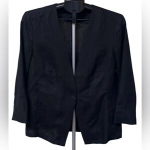 RIANI 100% Linen Classic Black Women's Blazer/Jacket